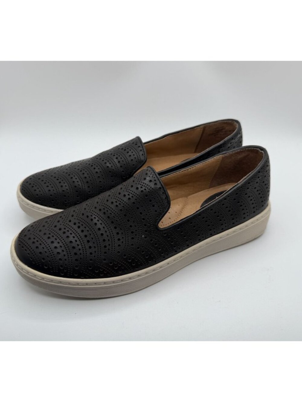 Sofft Sommers Slip On Sneakers Women Size 8M Black Minimalist Comfort Shoes